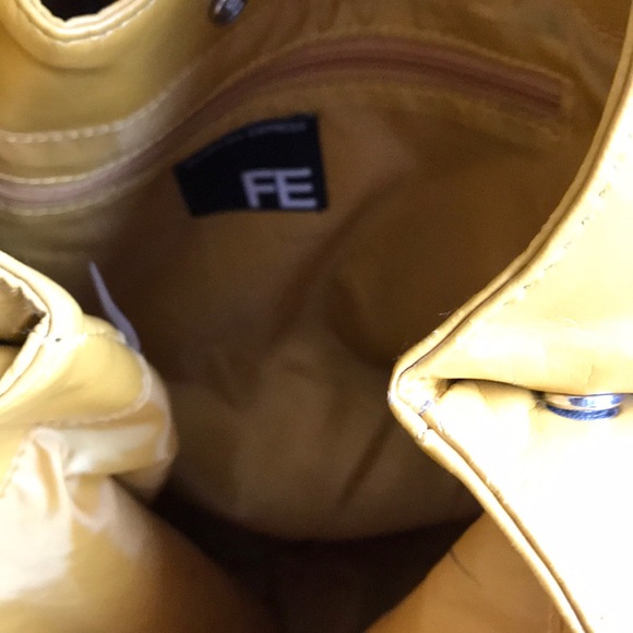 Mustard Yellow Bow purse - Picture 5 of 8